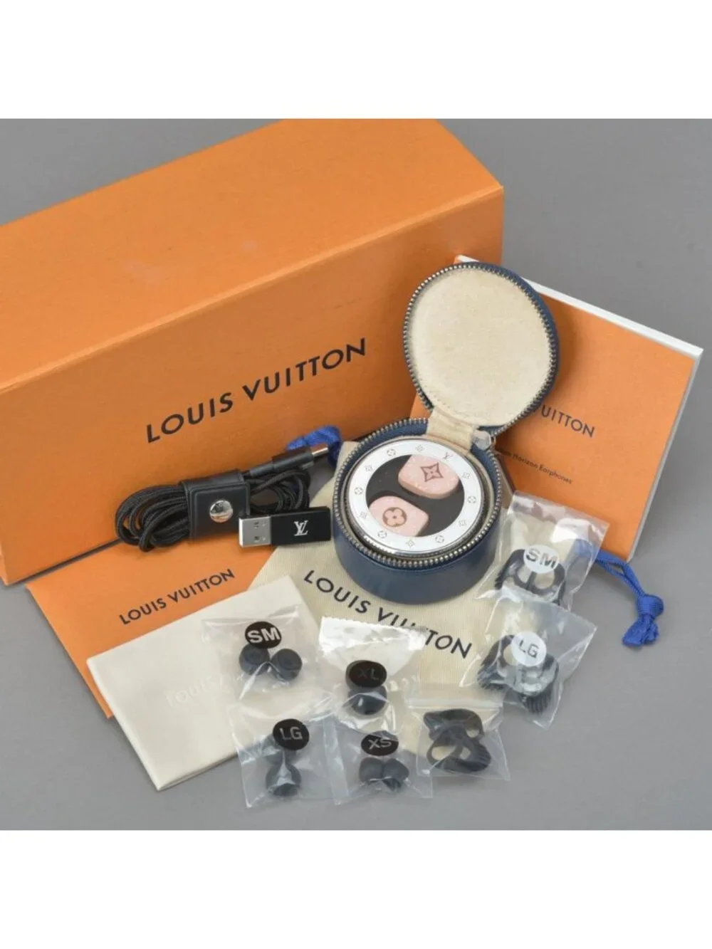 Louis Vuitton Horizon Wireless Earphones Confirmed Monogram Pink Shoulder
